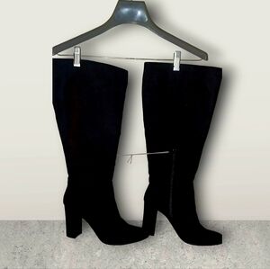a new day Black OVER THE KNEE Heeled Boots NWT SIZE 11